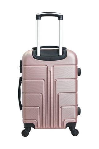 Valise cabine (S) Ottawa - 55 cm - Noir, rose et doré