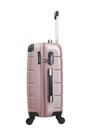 Valise cabine (S) Ottawa - 55 cm - Noir, rose et doré