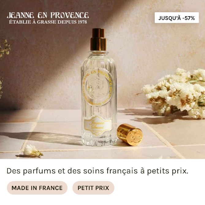 JEANNE EN PROVENCE en soldes sur BEAUTÉ PRIVÉE