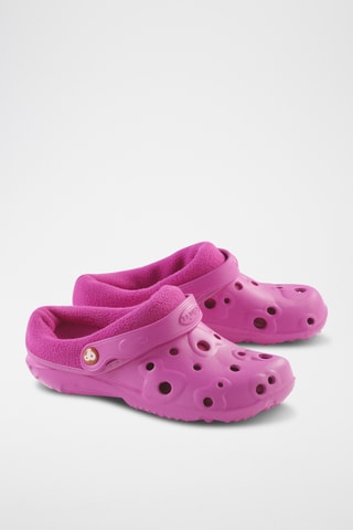 Sabots fourrés Polaire - Fuchsia