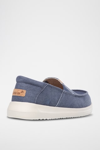 Slip-on en lin Manon - Indigo