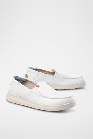 Slip-on en lin Manon - Ecru
