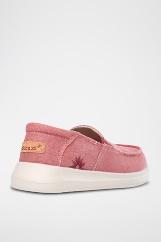 Slip-on en lin Manon - Rose