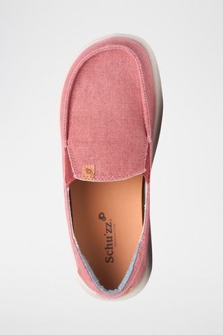 Slip-on en lin Manon - Rose