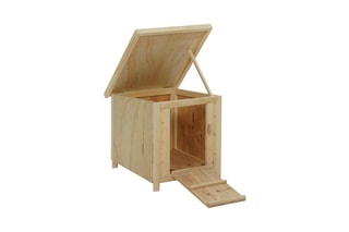 Poulailler Nichoir en bois avec toit relevable - 1 poule