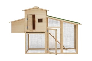 Poulailler en bois avec pondoir intégré Gelina - 2 à 3 poules