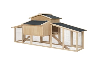 Poulailler clapier XXL avec pondoir - 6 poules