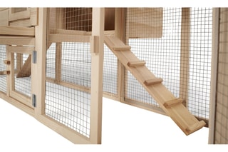 Poulailler clapier XXL avec pondoir - 6 poules