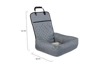 Siège de voiture pour chien - 
Gris