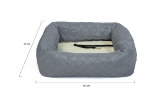 Siège de voiture pour chien - 
Gris