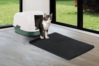 Tapis de litière double couche - Noir
