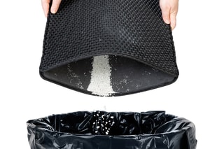 Tapis de litière double couche - Noir