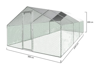 Enclos extérieur - 18 m²