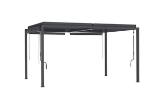 Pergola bioclimatique avec stores -  3 x 4 m