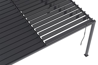 Pergola bioclimatique avec stores -  3 x 4 m