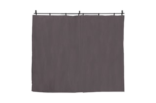 2 rideaux universels pergola - 290 x 215 cm - 390 x 215 cm