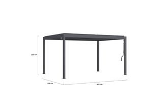 Pergola bioclimatique - 3 x 4 m