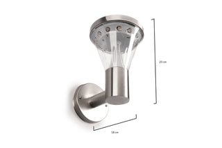 Lampe solaire 13 LED - Blanc