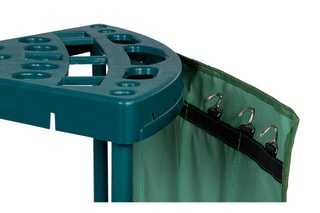 Rangement d’angle pour outils de jardin - Vert