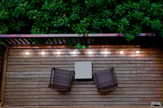8 pavés solaires 4 LED en verre - Blanc