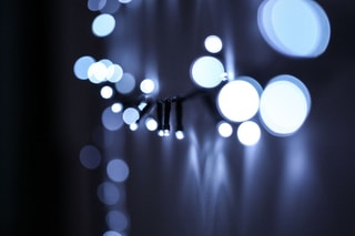 Guirlande solaire extérieure 1000 LED - Blanc froid