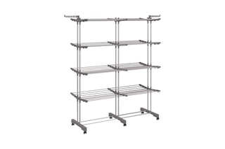 Séchoir extensible 4 niveaux pliable - 50 m d'étendage