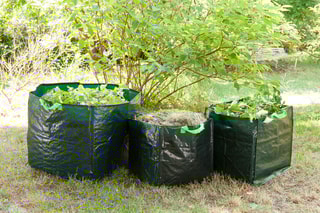 3 sacs de jardin avec poignées - 170 L - 100 L - 70 L