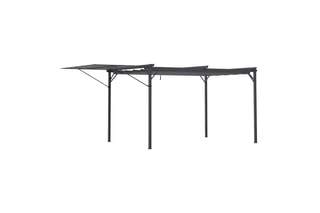 Pergola avec toit rétractable et inclinable Marina - 545 x 220 x 290 cm