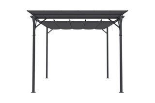 Pergola avec toit rétractable et inclinable Marina - 545 x 220 x 290 cm