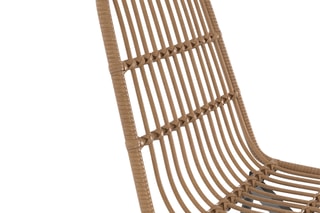 4 chaises de jardin Cuba - 83 x 43 x 54 cm