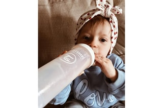 Biberon anti-colique sans BPA en silicone - Dès 4 mois - 330 ml