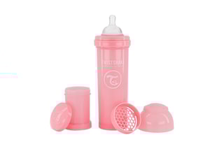 Biberon anti-colique sans BPA en silicone - Dès 4 mois - 330 ml
