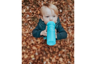 Biberon anti-colique sans BPA en silicone - Dès 4 mois - 330 ml