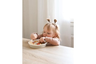 Assiette 2 en 1 sans BPA en silicone - 20 cm - Dès 6 mois