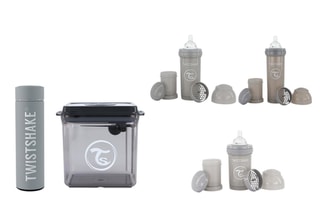 Kit 8 biberons anti-colique, boîte et bouteille isotherme