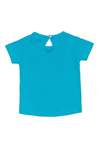 T-shirt et short - Turquoise et fuchsia 