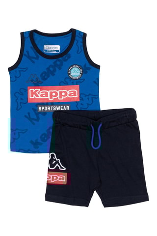 Débardeur et short - Bleu cobalt et noir