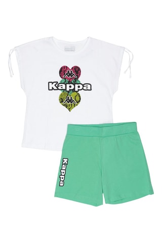 T-shirt et short - Blanc et vert