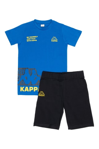 T-shirt et short - Bleu électrique et noir