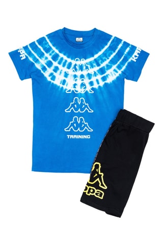 T-shirt et short - Bleu électrique et noir