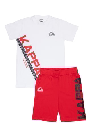 T-shirt et short - Blanc et rouge