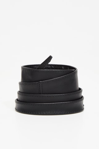 Ceinture en cuir - Noir