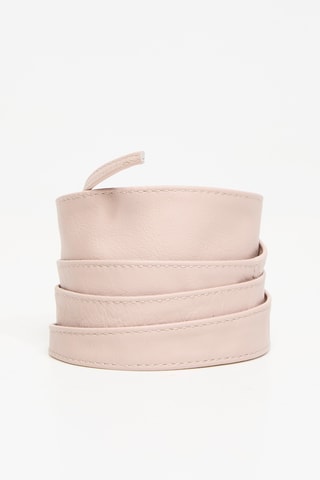 Ceinture en cuir - Rose
