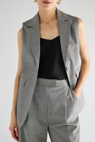 Gilet long  - Gris