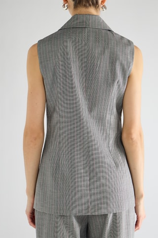Gilet long  - Gris