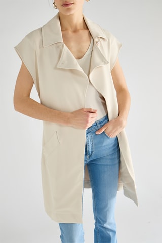 Gilet long  - Beige