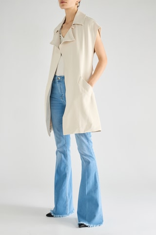 Gilet long  - Beige
