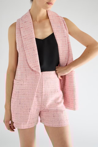 Gilet long  - Rose