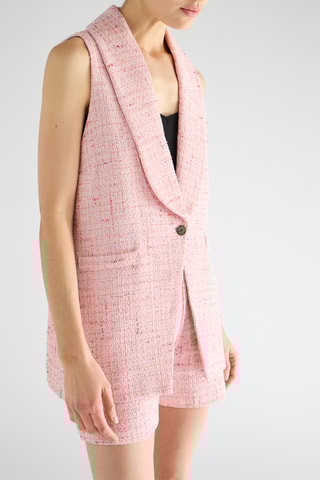 Gilet long  - Rose