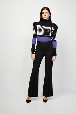 Pantalon bootcut - Noir